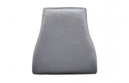 Velour Silver Cushion Seat