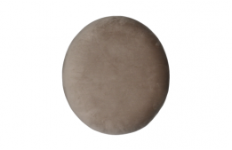 Velour Taupe Cushion Back Seat