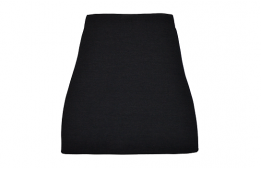 Black Linen Cushion Seat 