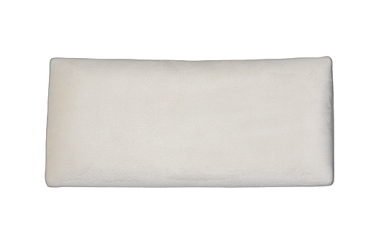 Hampton Velour Ivory Back Panel Cushion
