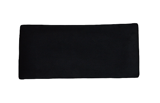 Hampton Velour Black Back Panel Cushion