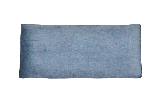 Hampton Velour Blue Back Panel Cushion