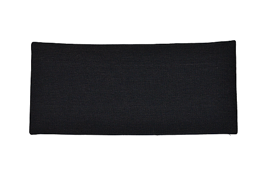Hampton Linen Black Back Panel Cushion