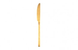 Modern Brushed Gold Dessert Knife