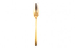 Modern Brushed Gold Dinner Fork