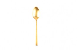Modern Brushed Gold Espresso Spoon