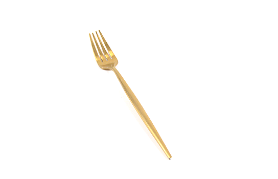 Royal Brush Gold Salad Fork