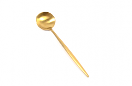 Royal Brush Gold Soup Spoon