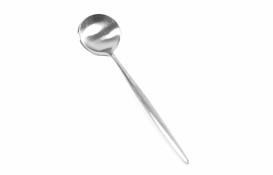 Royal Brushed Silver Soup Spoon