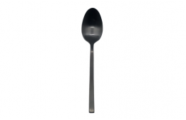 Palos Matte Black Dessert Soup Spoon