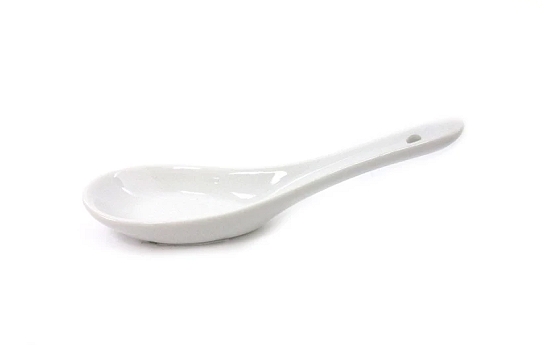 Spoon Chinese Soup White Spoon Chinese Soup White