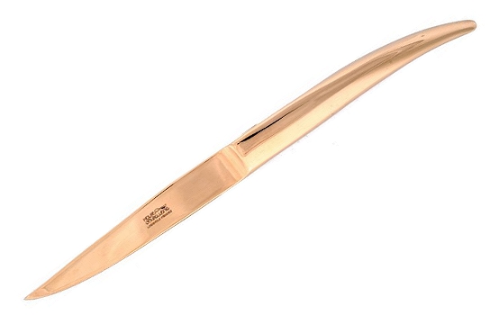 Laguiole Gold Cheese Knife