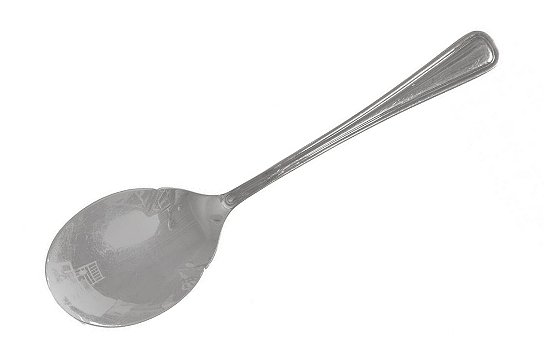 New Rim Silver Service Spoon