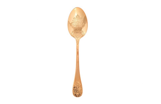Pompadour Gold Coffee Spoon