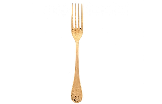 Pompadour Gold Dinner Fork