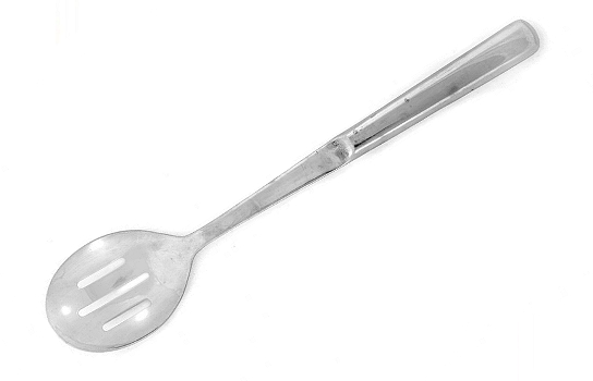 Serving Stainless Spoon Slotted 14"