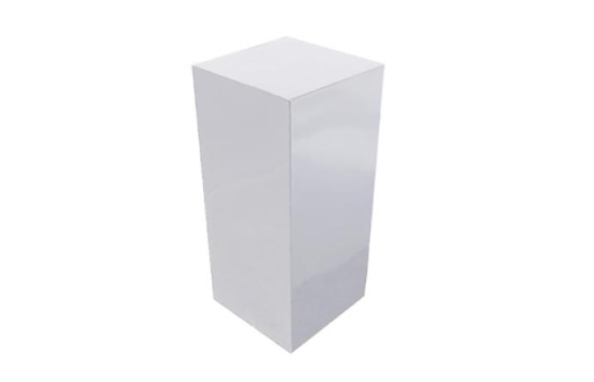 Square White Pillar 32" High x 11.75"
