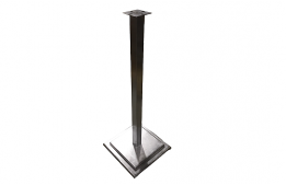Stanchion Brushed Silver Deluxe