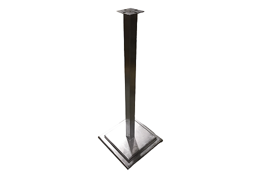 Stanchion Brushed Silver Deluxe