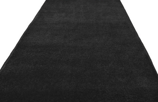 Carpet Deluxe Black 6' Wide/ Square Feet
