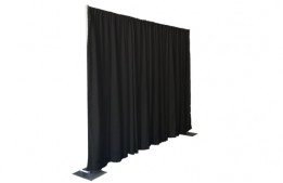 Black Banjo Draping 8' x 2.5'