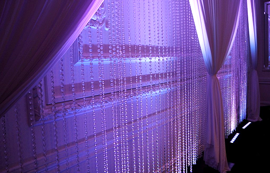 Beaded Crystal Curtain Lafayette 6' x 3'