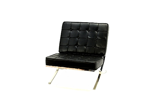 Barcelona Chair Black (Single)