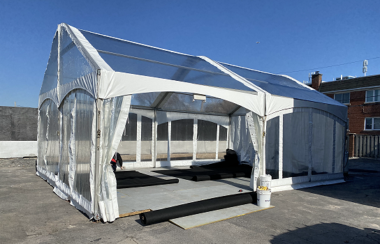 Clear Top Tent