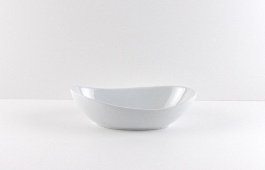 Bowl Oval White Bread 11.5" x 6" x 3" MK