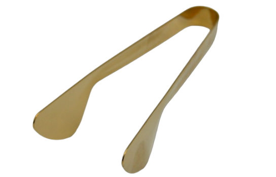 Serving Tong Deluxe Triangle Gold 7"