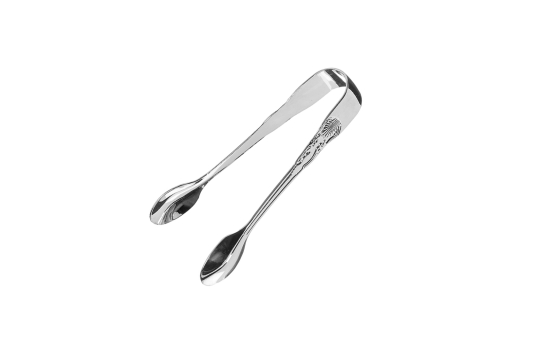 Silver Sugar Tong 4"