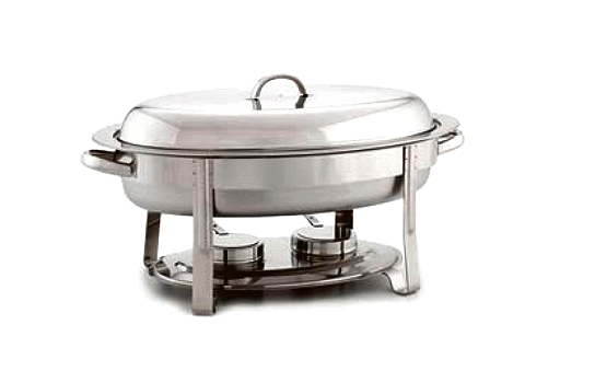 Chafer S/S Deluxe Oval/Pan