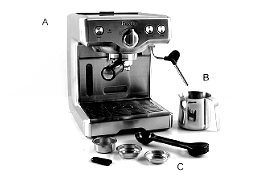 Espresso et Capuccino Coffee Maker 120 VAC