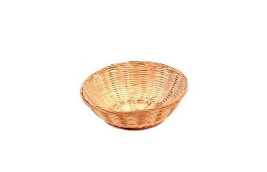 Wicker Bread Basket 9"
