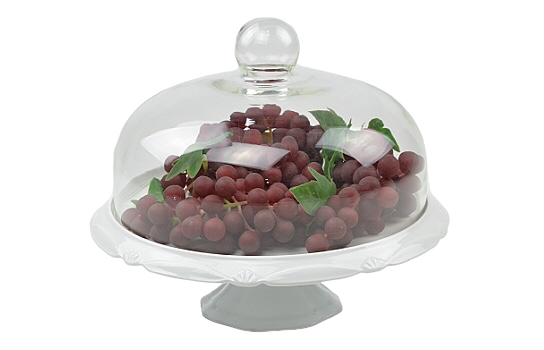 Cake  Display Stand White 12"