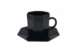 Coffee Cup Black Octo