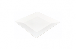 Entree Plate Square White Forum 6.75"