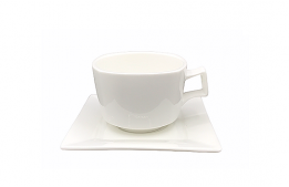 Saucer Square White D&K