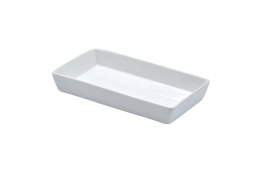 Plate Rectangle White 6.5" x 3.75"