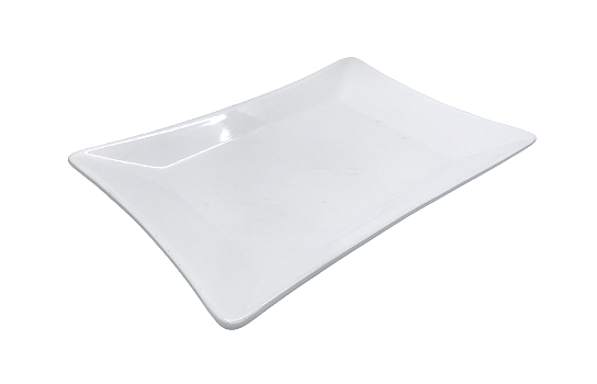 Rectangle White Plate 12" x 8"