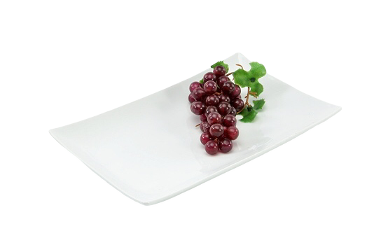 Rectangle White Plate 12" x 7"