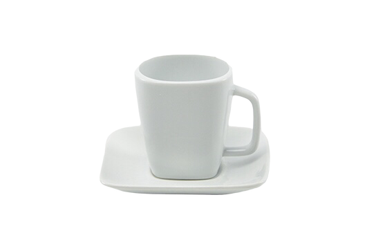 Saucer Square White