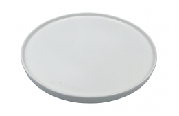 Service Plate Stoneware White 12.5"