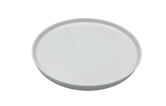 Stoneware White Serving Plate 10"