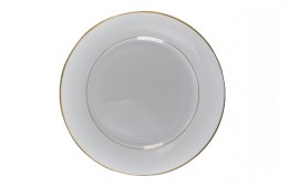 Dinner Plate Gold Rim 10.25"