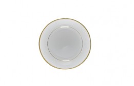 Entree Plate Gold Rim 6.5"