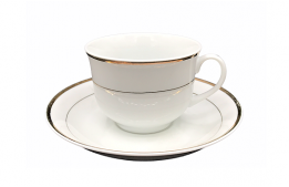 Gold Rim Coffee Cup (Low)