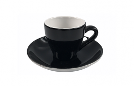 Espresso Black and White Cup 2.25"