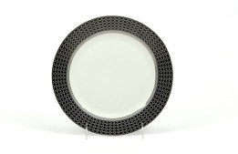 Gucci Black Dinner Plate 10.5" MK