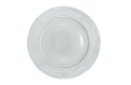 Wave White Dinner Plate 10.5"